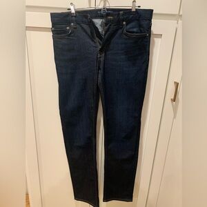 Banana Republic Traveler Jeans. Dark Wash. 32x34 slim cut